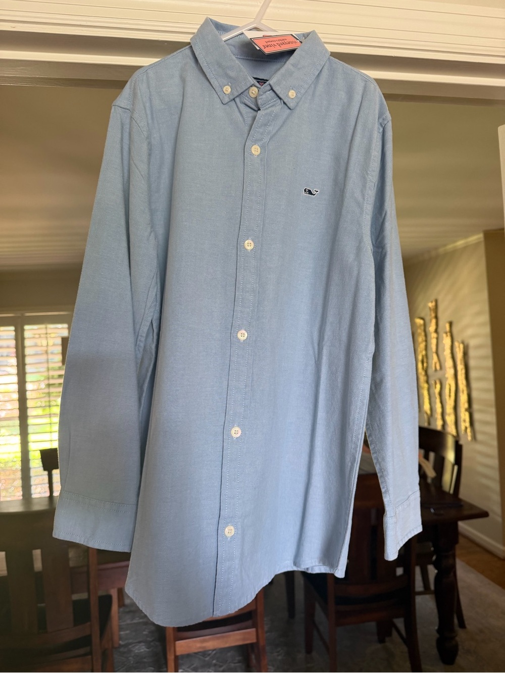 Vineyard Vines Men's Light Blue Button-Down Shirt